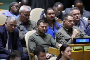 J. Bidenas JT Generalinėje Asamblėjoje ragino stabdyti Rusijos agresiją Ukrainoje