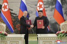 Pchenjanas: Rusija ir Šiaurės Korėja susitarė dėl savitarpio pagalbos karo atveju