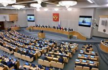 Rusijos parlamentarai išplėtė įstatymą dėl „nepageidaujamų organizacijų“