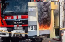 Po paspirtuko baterijos sukelto gaisro šeima gyvens viešbutyje: miestas spręs dėl paramos