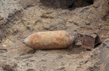 Panevėžio rajone rastas artilerijos sviedinys