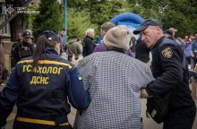 Rusijai atakavus Charkivą žuvo vienas, sužeisti trylika žmonių 