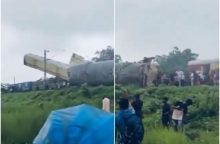 Indijoje susidūrus keleiviniam ir krovininiam traukiniui žuvo penki žmonės