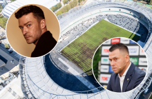 Deja vu: dėl J. Timberlake'o koncerto Lietuvos futbolas ir vėl prasileis gėdos įvartį?