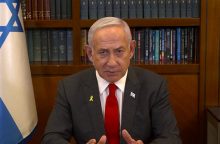 Netanyahu: Izraelis pasilieka teisę atnaujinti karą Gazos Ruože padedant JAV