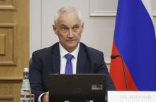 Naujasis gynybos ministras: Rusija privalo nugalėti Ukrainą su „minimaliais nuostoliais“