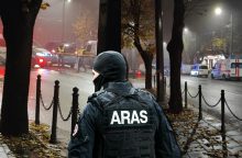 Į Kauno centrą buvo sulėkę policijos ir „Aro“ pajėgos: sulaikytas smurtu įtariamas vyras