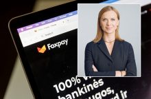 I. Trinkūnaitė: dėl Lietuvos banko ribojimų „Foxpay“ neteko daugiau nei pusės pajamų