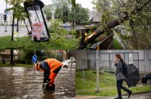 Po audros praėjo beveik savaitė, o elektros vis dar neturi per 1 tūkst. vartotojų