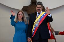 Venesuelos prezidentas Maduro per inauguraciją paskelbė „demokratijos pergalę“